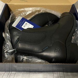 Brand new, with tags, black Ariat paddock boots